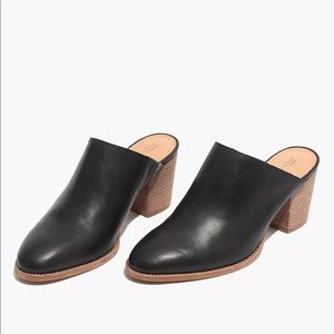 The Harper mule, black, madewell, perfect condition